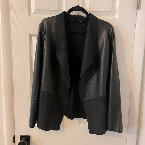 Alfani Jackets & Coats Alfani Mixed Media Jacket Poshmark